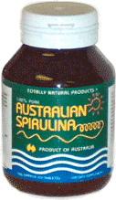 Australian Spirulina Pill Bottle